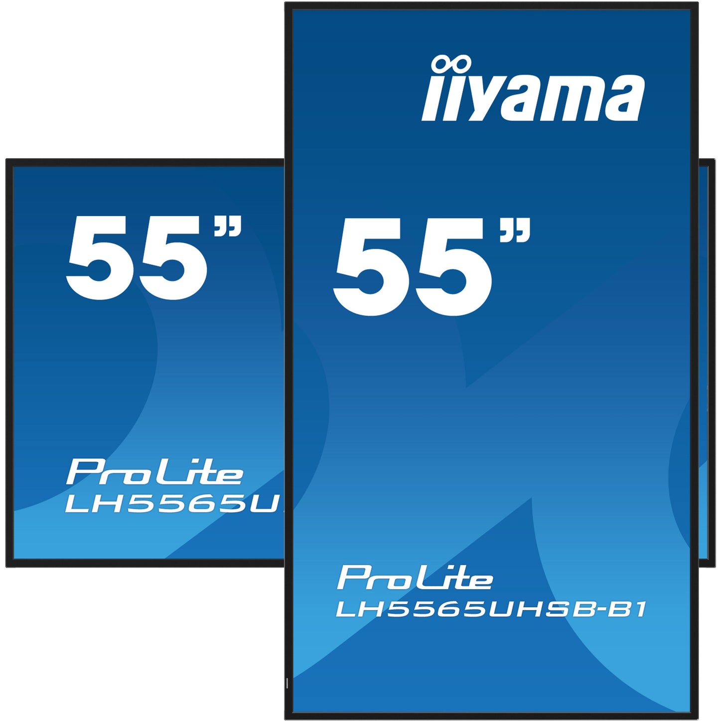 iiyama LH5565UHSB-B1 Signage Display Kiosk design 138.7 cm (54.6") LED Wi-Fi 800 cd/m² 4K Ultra HD Black Built-in processor Android 11 24/7