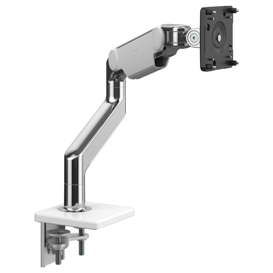 Humanscale M8.1 Silver, White Desktop Monitor Arm