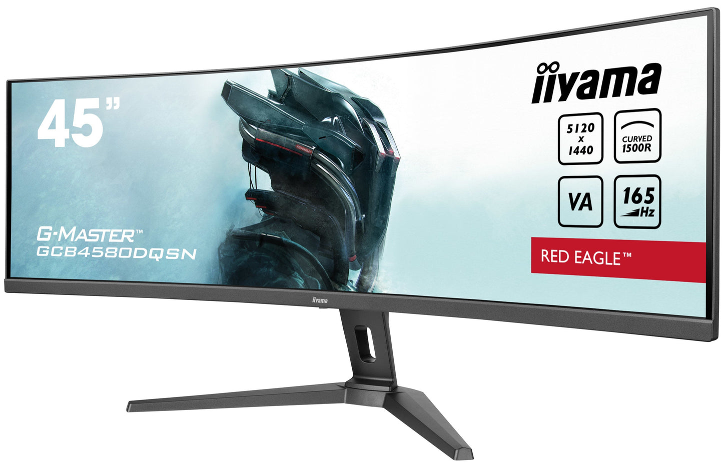 iiyama G-Master GCB4580DQSN-B1 45" Curved Dual QHD LED Red Eagle Gaming Monitor