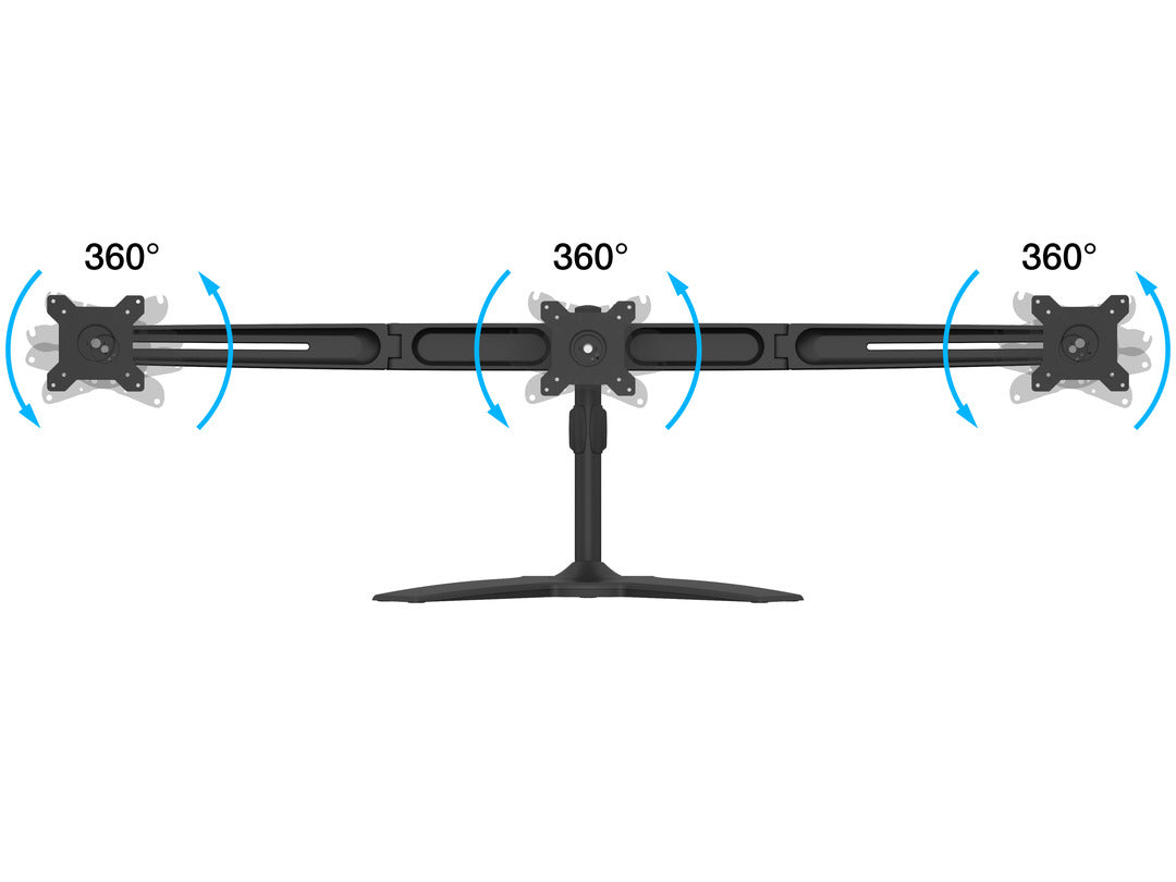 Multibrackets M VESA Desktopmount Triple Stand 15"-24"