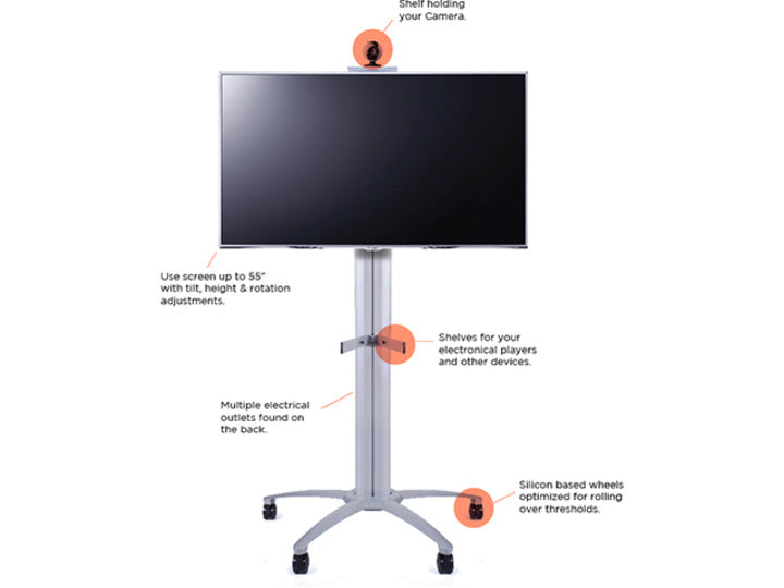 Multibrackets M Public Display Stand 145 Single Silver