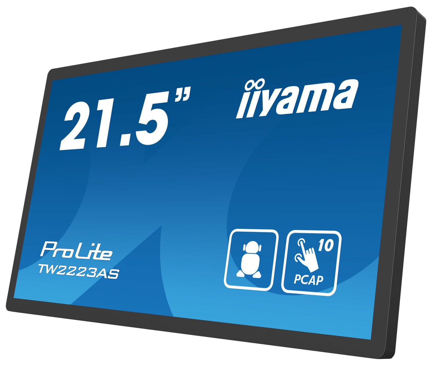 iiyama Prolite TW2223AS-B1 21.5" PCAP 10p Edge-to-Edge Touchscreen PC with Android OS