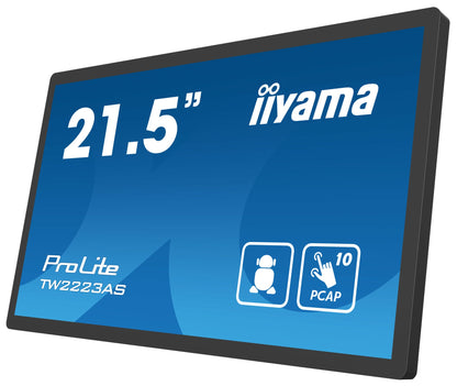 iiyama Prolite TW2223AS-B1 21.5" PCAP 10p Edge-to-Edge Touchscreen PC with Android OS