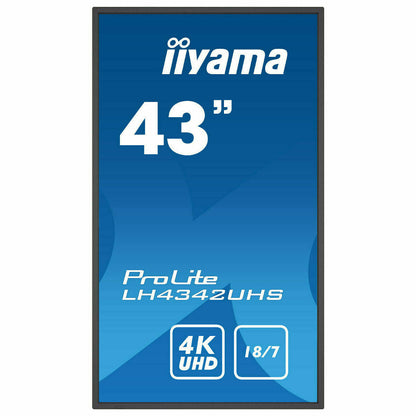 iiyama ProLite LH4342UHS-B3 43" IPS 4K LFD 18/7 with Android 8.0 and iiyama N-sign integrated Signage Platform