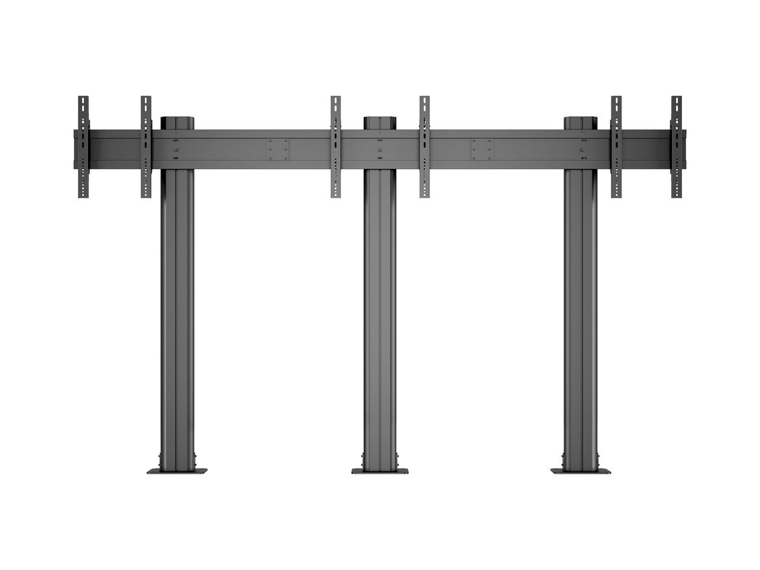 Multibrackets M Public Video Wall Stand 3-screens 40-55" Black