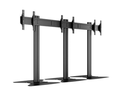 Multibrackets M Public Video Wall Stand 3-screens 40-55" Black