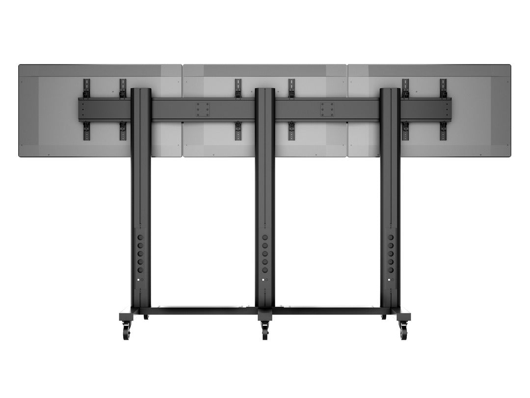 Multibrackets M Public Video Wall Stand 3-screens 40-55" Black