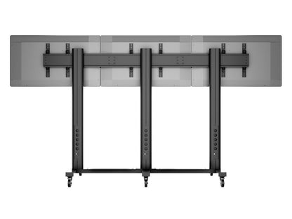 Multibrackets M Public Video Wall Stand 3-screens 40-55" Black