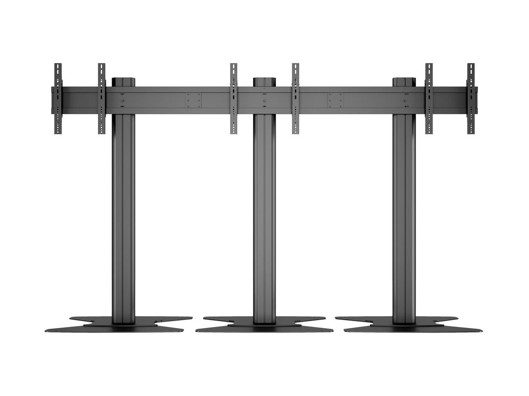 Multibrackets M Public Video Wall Stand 3-screens 40-55" Black