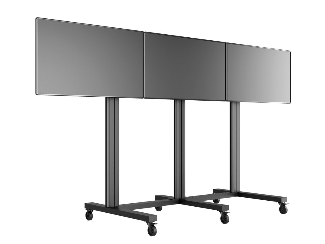 Multibrackets M Public Video Wall Stand 3-screens 40-55" Black