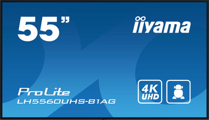 iiyama ProLite LH5560UHS-B1AG 55" 4K UHD LED IPS Display with WiFi and Android OS