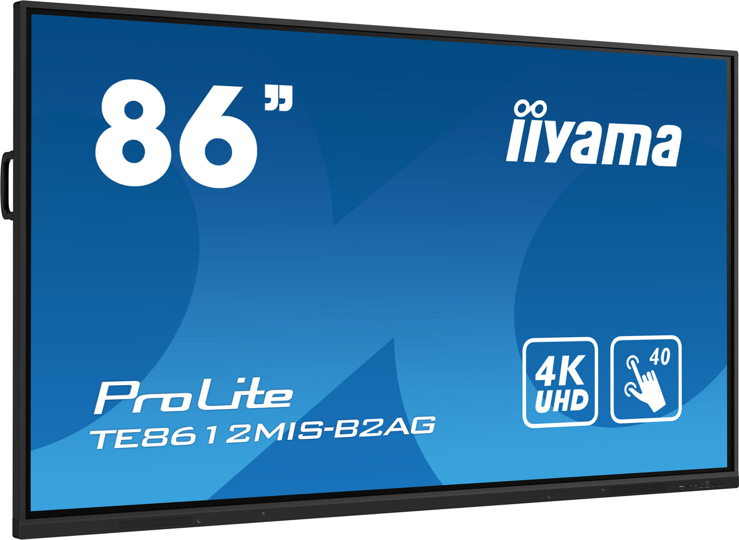 iiyama ProLite TE8612MIS-B2AG 86" 4K Ultra HD Pure-IR Interactive Touchscreen with Android and WiFi