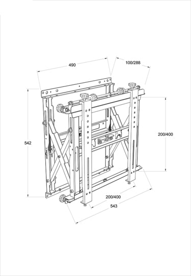 Multibrackets M Public Video Wall Mount Push HD