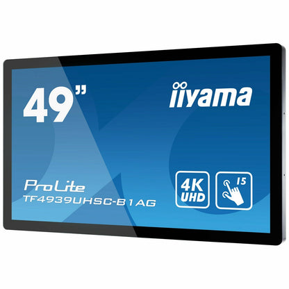 iiyama ProLite TF4939UHSC-B1AG 49" Open Frame IPS 15pt PCAP IPS 4K Touch Screen with Anti Glare