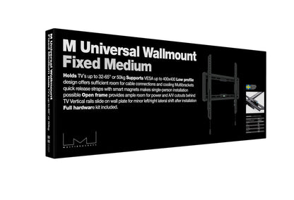 Multibrackets M Universal Wallmount Fixed Medium Black