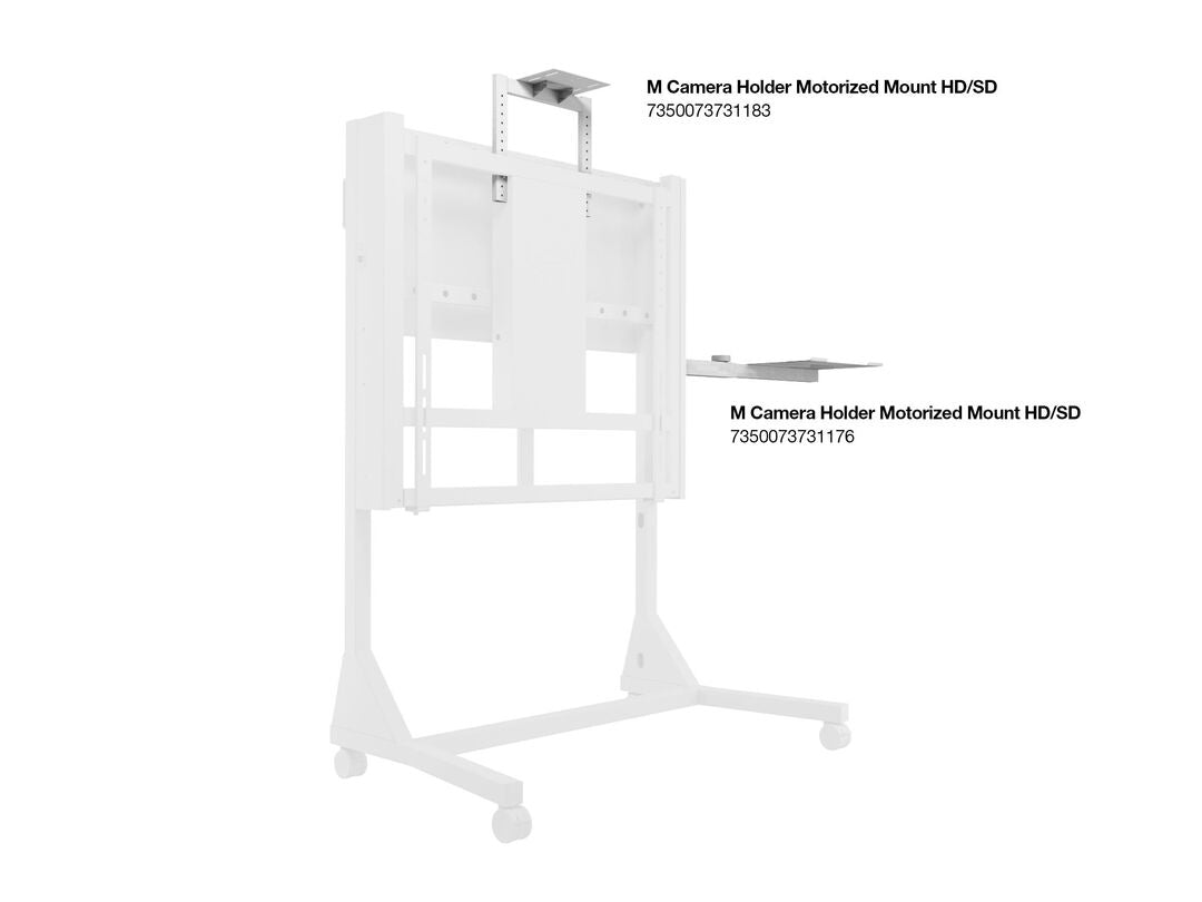 Multibrackets M Computer Shelf Motorized Mount White HD/SD