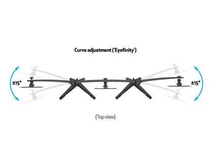 Multibrackets M VESA Desktopmount Triple Stand 24''-32'' Expansion Kit