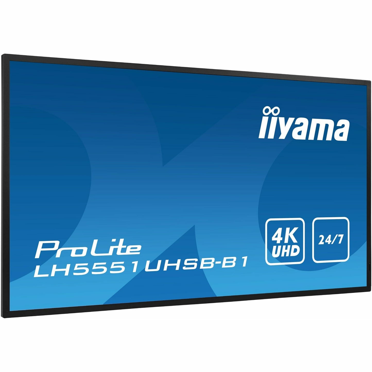 Iiyama ProLite LH5551UHSB-B1 55" IPS 4K UHD Professional 24/7 Digital Signage Display with Intel SDM Slot