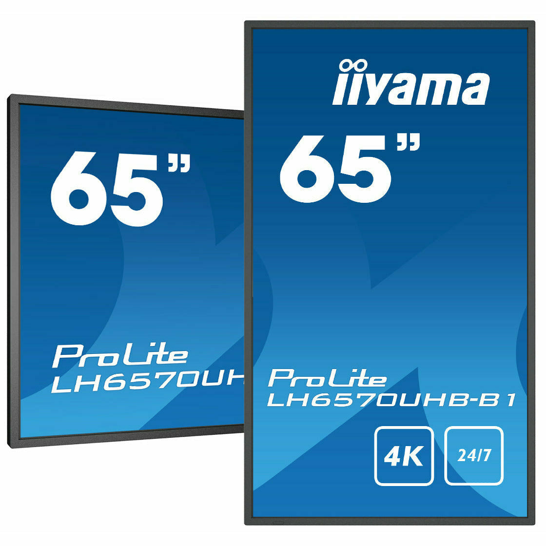 iiyama ProLite LH6570UHB-B1 65" Large Format Display with 24/7, 4K UHD, Android 9.0 and 700cd/m² High Brightness