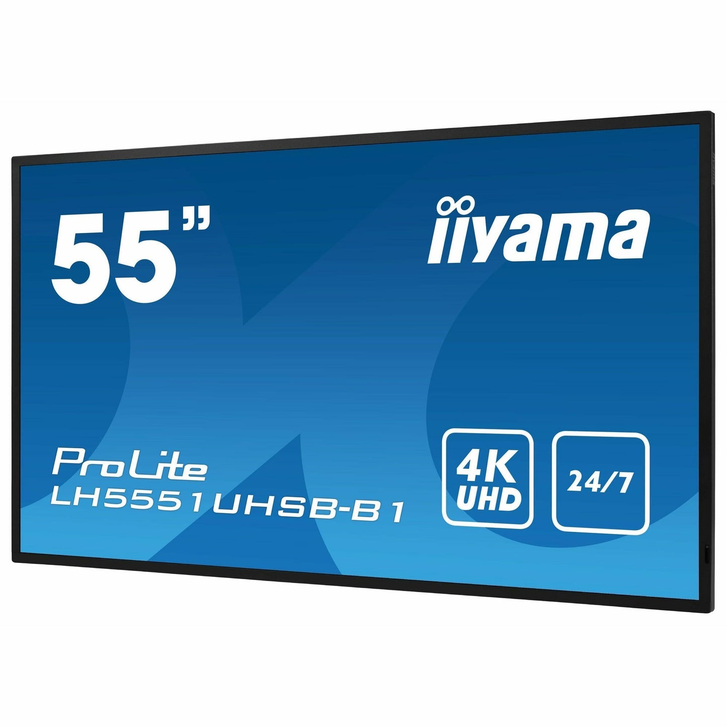 Iiyama ProLite LH5551UHSB-B1 55" IPS 4K UHD Professional 24/7 Digital Signage Display with Intel SDM Slot