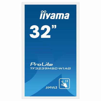 iiyama ProLite TF3239MSC-W1AG 32" Open Frame IPS 15pt PCAP IPS 4K Touch Screen with Anti Glare White