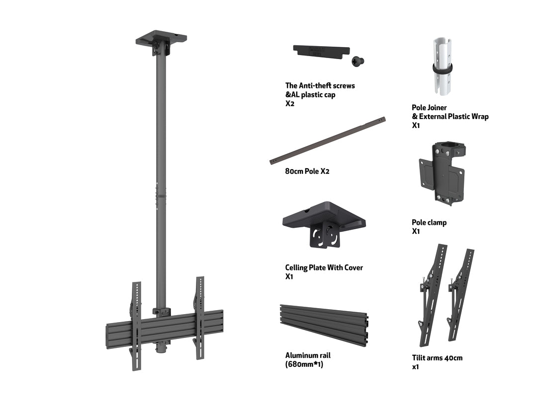 Multibrackets M Ceiling Mount Pro MBC1U