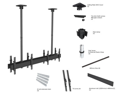 Multibrackets M Ceiling Mount Pro MBC2X1U2