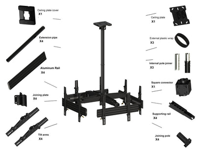 Multibrackets M Ceiling Mount Pro MBC4U