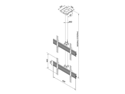 Multibrackets M Ceiling Mount Pro MBC2U