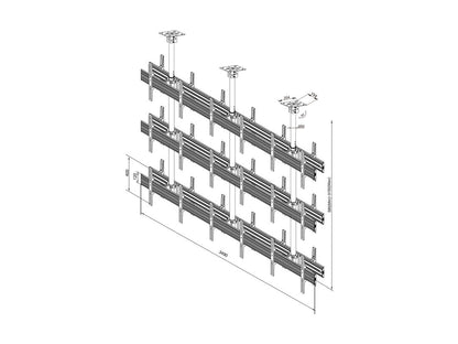 Multibrackets M Ceiling Mount Pro MBC3X3U2