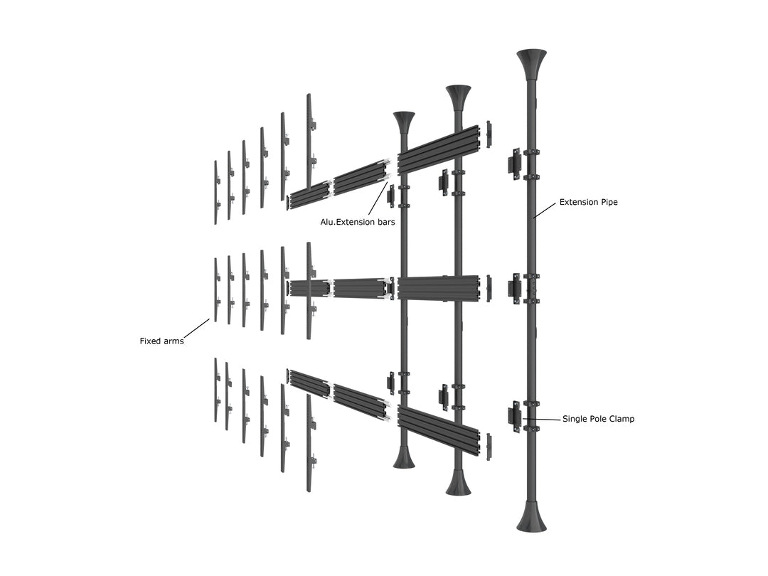 Multibrackets M Floor to Ceiling Mount Pro MBFC3U