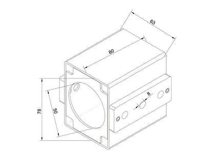 Multibrackets M Pro Series - Pole Drill Fixture