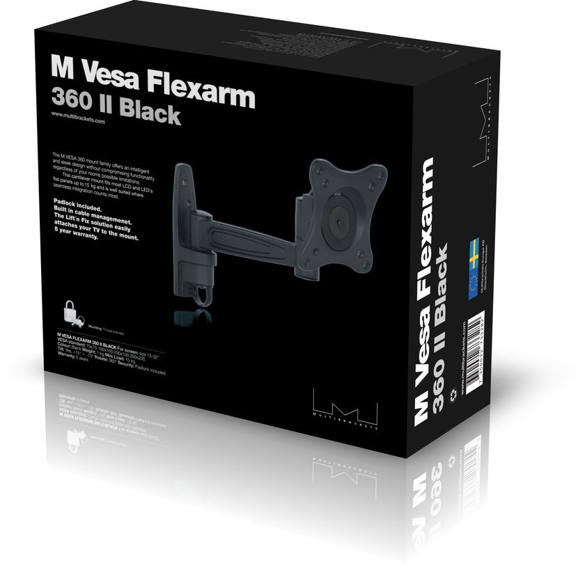 Multibrackets M VESA Flexarm 360 II Black 75 100 200