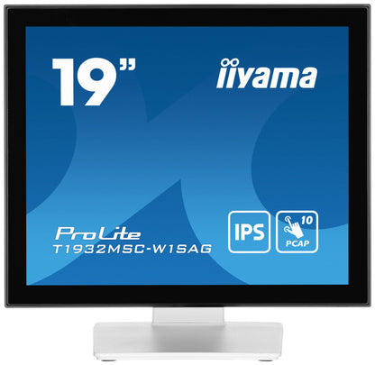 iiyama ProLite T1932MSC-W1SAG 19" 10pt Capactive IP Touchscreen in White