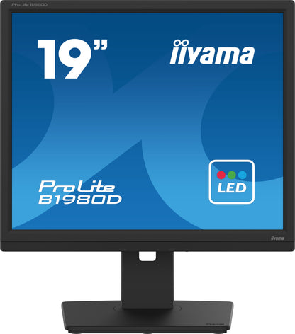 iiyama ProLite B1980D-B5 19" Monitor designed for business, is an impressive LED-backlit monitor with height adjustable stand.