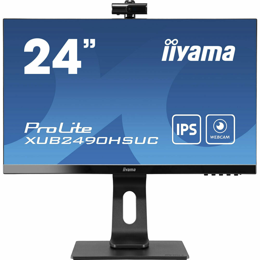 iiyama ProLite XUB2490HSUC-B1 24" IPS LCD Monitor with FHD Webcam