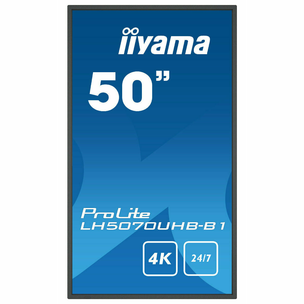 iiyama ProLite LH5070UHB-B1 50" Large Format Display with 24/7, 4K UHD, Android 9.0 and 700cd/m² High Brightness