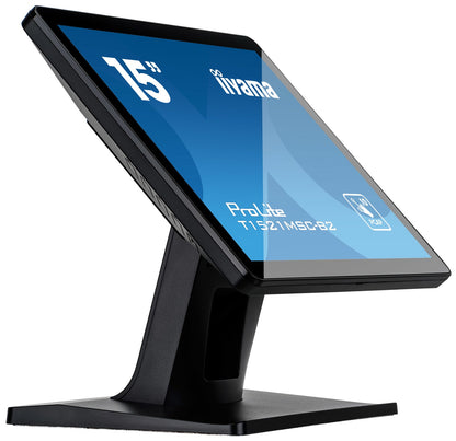 iiyama ProLite T1521MSC-B2 computer monitor 38.1 cm (15") 1024 x 768 pixels XGA LED Touchscreen Tabletop Black