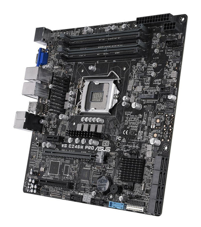 ASUS WS C246M PRO Intel C246 LGA 1151 (Socket H4) micro ATX motherboard