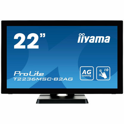 iiyama ProLite T2236MSC-B2AG 22" 10 point Touch Screen with Edge-To-Edge Glass and Anti Glare Coating