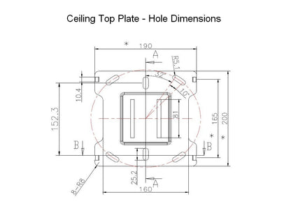 Multibrackets M Ceiling Mount Pro MBC1UPSD