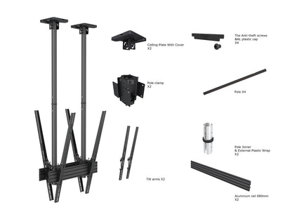 Multibrackets M Ceiling Mount Pro MBC1UX2PSD