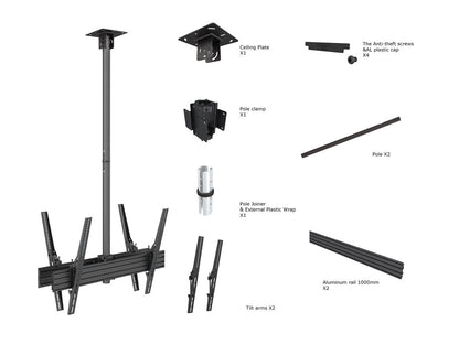 Multibrackets M Ceiling Mount Pro MBC1UX2HD