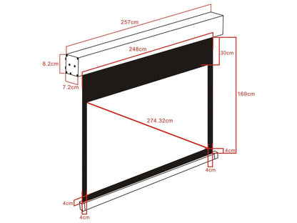 Multibrackets M 16:9 Motorized Projection Screen 240x135, 108"