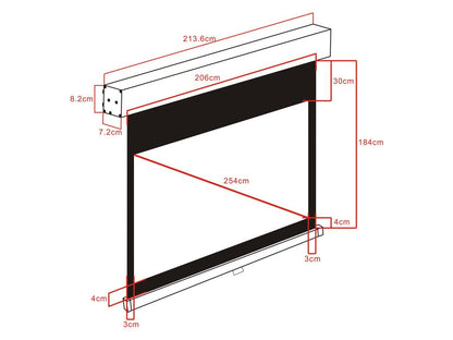 Multibrackets M 4:3 Manual Projection Screen 200x150, 100"