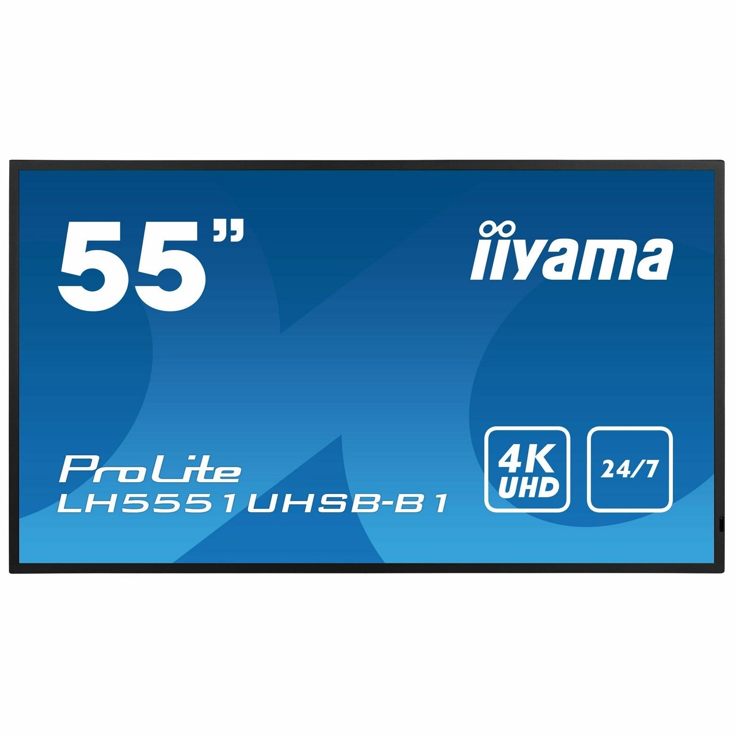 Iiyama ProLite LH5551UHSB-B1 55" IPS 4K UHD Professional 24/7 Digital Signage Display with Intel SDM Slot