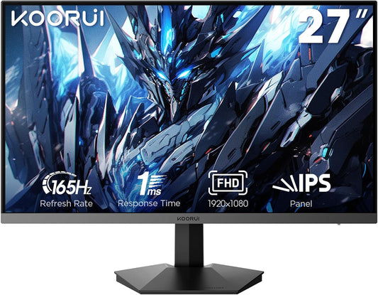 Koorui GN06 27" 165Hz/144Hz 1ms Full HF 1920 x 1080 IPS Gaming Display