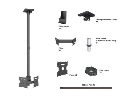 Multibrackets M Ceiling Mount Pro Dual 32BDL-4050D