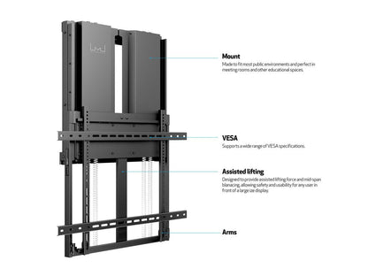 Multibrackets M Counterbalanced Wallmount HD 60-90kg