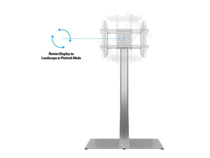 Multibrackets M Public Display Stand 180 HD Back to Back Silver w. Floorbase